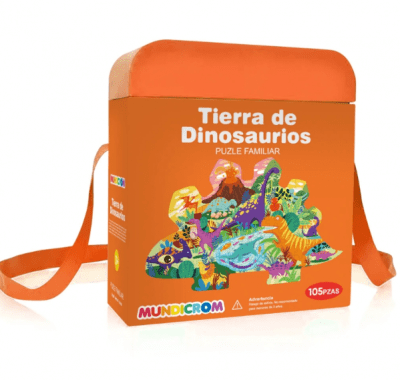 Mundicrom - Tierra de Dinosaurios Puzzle 105pcs