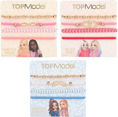 TOPMODEL - SET DE 4 PULSERAS O COLETEROS