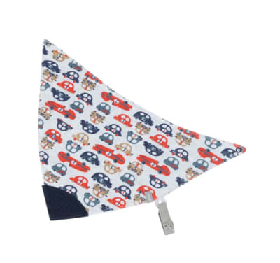 Infanti - Babero con mordedor impermeable autitos