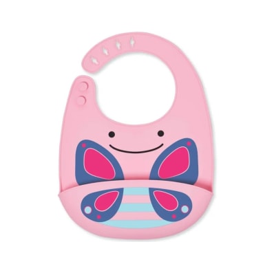 Skip*hop - Babero de silicona mariposa y zorrito1