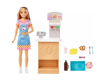 Barbie - Carrito de botanas