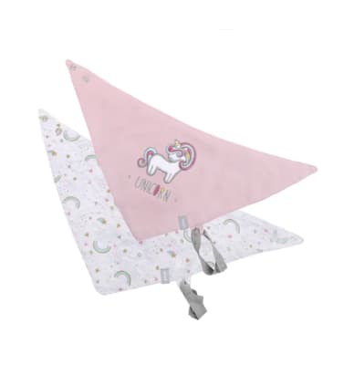 Infanti - Bipack baberos impermeables unicornios1