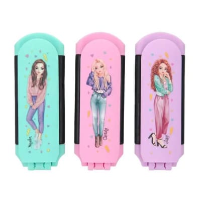 TOPMODEL - CEPILLO DE PELO PLEGABLE CON ESPEJO - CABE EN CADA BOLSILLO!1