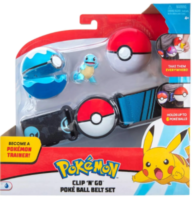 CINTURON MÁS POKEBOLAS Y FIGURA