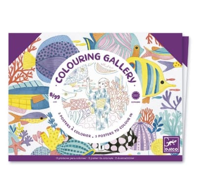 Djeco - Posters para colorear Japón