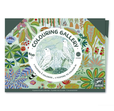 Djeco - Posters para colorear Fauna Salvaje