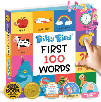 Ditty Bird - Libro Interactivo Musical First 100 words en Inglés