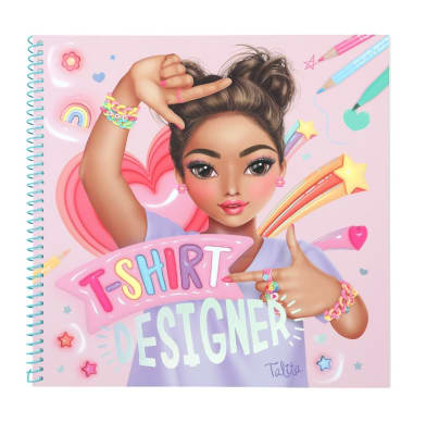 TOPModel - Cuaderno para Colorear Diseño de Poleras1