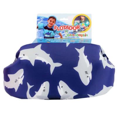 Green Dolphin - Flotador con alitas tiburón