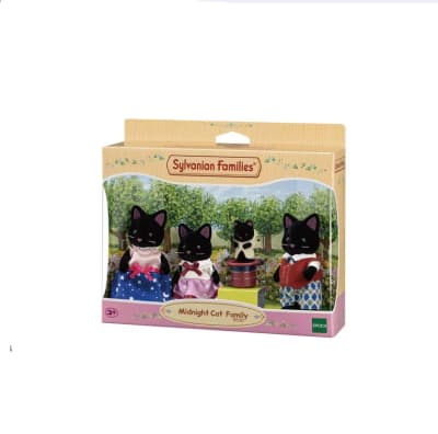 Sylvanian Families - Familia gatos de medianoche1