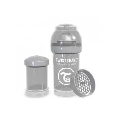 Mamadera Anti-Cólico 180 Ml Gris1