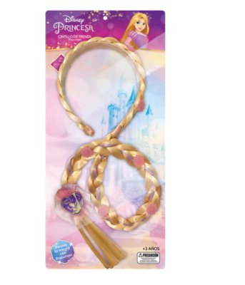 RAPUNZEL - CINTILLO DE TRENZA PRINCESAS DISNEY1