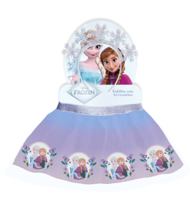 FROZEN - FALDITA CON ACCESORIOS