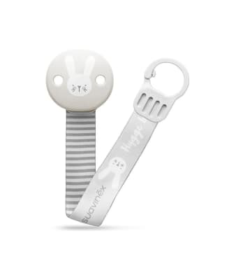 Portachupete Tela Conejo Gris