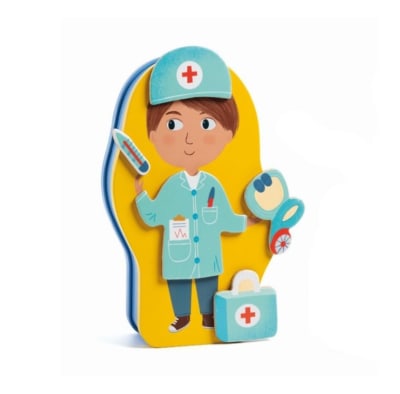 Djeco - Juego magnético de madera Jobissimo