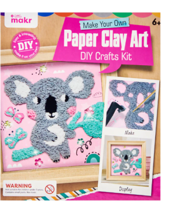 KIT DE ARTE CON ARCILLA DE PAPEL KOALA