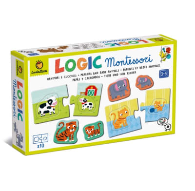 Ludattica - Puzzle Montessori padres e hijos1