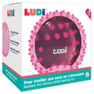 Ludi - Bola Sensorial Rosa2