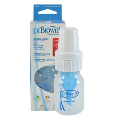 Dr Brown's - Mamadera vidrio Natural Flow 60ml