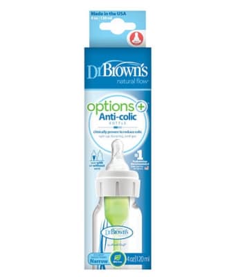 Dr Brown's - Mamadera de vidrio estándar 120ml