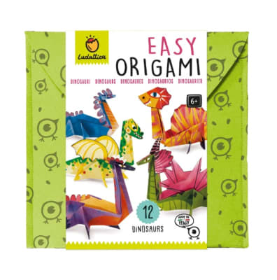 Ludattica - Origami fácil 12 dinosaurios1