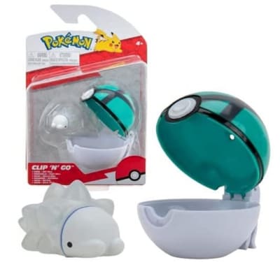 POKEBOLA CON FIGURA POKEMON – SNOM + NET BALL