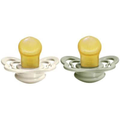Chupete Bibs Couture x2 | Sage & Cloud Glow Night