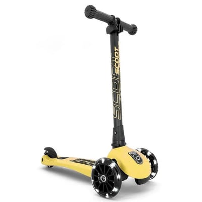Scoot and Ride - Scooter Highwaykick 3 Led amarillo1