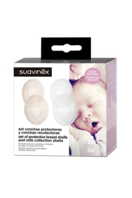 Suavinex - Set de Conchas Protectoras - Recolectoras