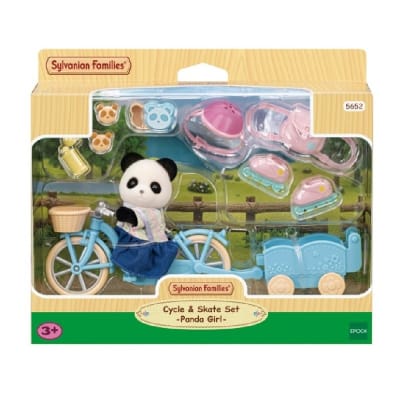 Set de bicicleta y patines de Menina panda