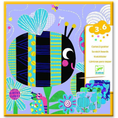 Tarjetas para raspar de insectos