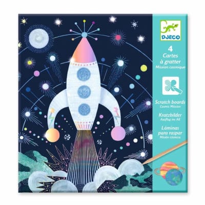 Tarjetas para raspar Misión Cósmica1