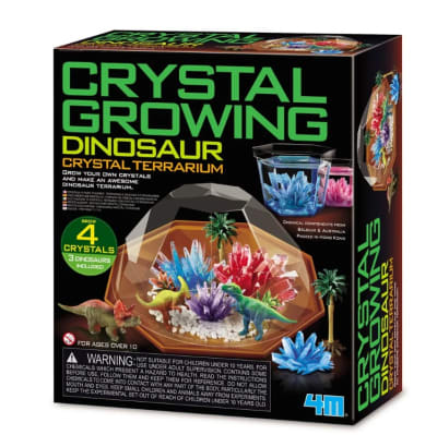 Crystal Growing - Terrario de Cristal Dinosaurios1
