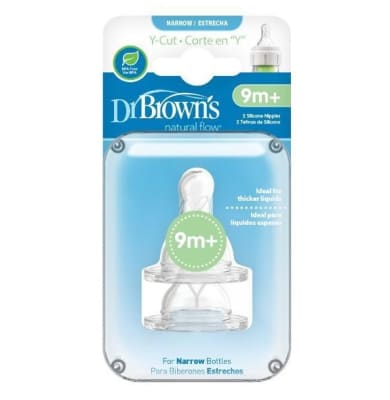 Dr Brown's - Tetina corte Y 9m+1