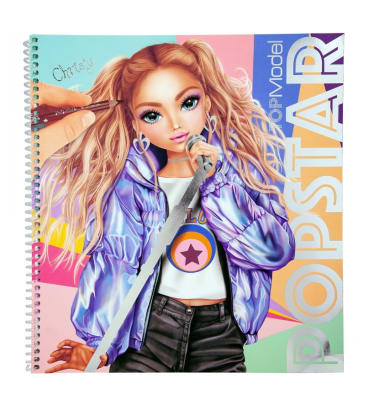 TOPModel - Libro para Colorear Pop Star1