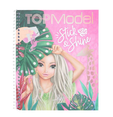 TOPModel - Libro para colorear Stick & Shine