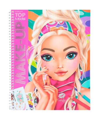 TOPModel - Make-up Colouring Book
