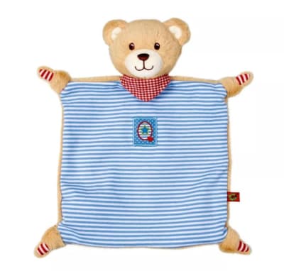 Die Spiegelburg - Tuto Osito de tela rayas azules