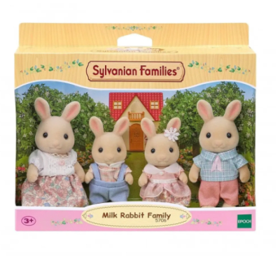 Sylvanian Family - Familia conejo de leche1