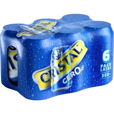 CRISTAL PACK X6 CERO 350 ML