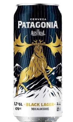 AUSTRAL PATAGONIA BLACK LAGER 470 ML