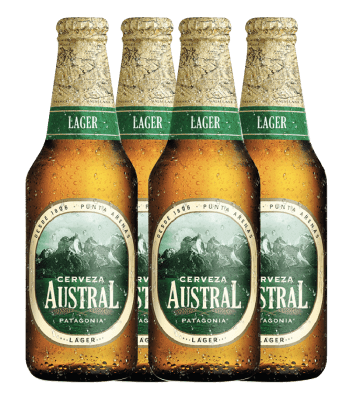 AUSTRAL LAGER X4 330 ML