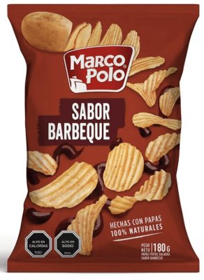 PAPAS FRITAS MARCO POLO BARBEQUE 180 GR