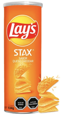 LAY'S STAX QUESO 134 GR