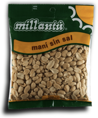 MILLANTU MANI SIN SAL 200 GR