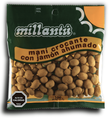 MILLANTU MANI CROCANTE CON JAMÓN AHUMADO 100 GR