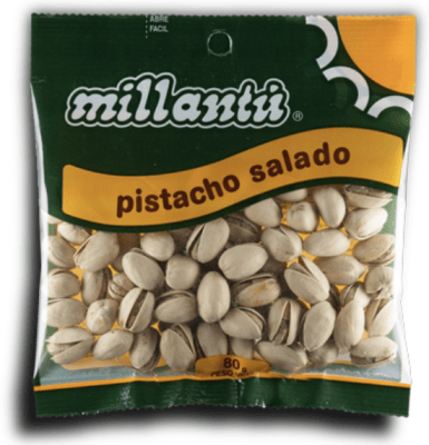 MILLANTU PISTACHO SALADO 80 GR