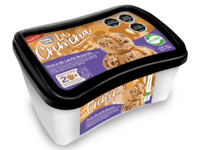 LA CREMERIA DULCHE DE LECHE BROWNIE SAVORY 1 LT1