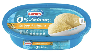 CASSATA VAINILLA SIN AZÚCAR SAVORY 1LT1