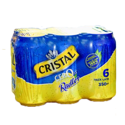 CRISTAL PACK X6 CERO RADLER  350 ML